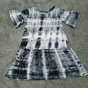 One girls tie dye dress.